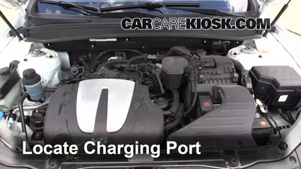 2010 Hyundai Santa Fe SE 3.5L V6 Air Conditioner Recharge Freon